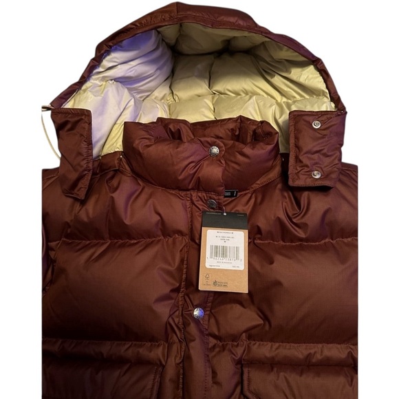 NWT The North Face Brown & Cream ‘71 Sierra Down Puffer Winter Jacket - Medium - Picture 7 of 12